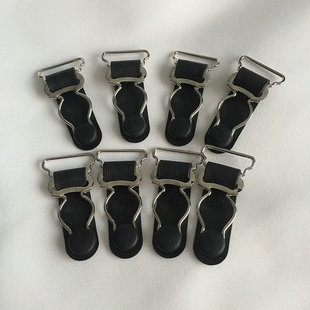 吊袜扣葫芦扣防滑吊袜带内衣配件调节扣子吊带长筒丝袜夹子黑色