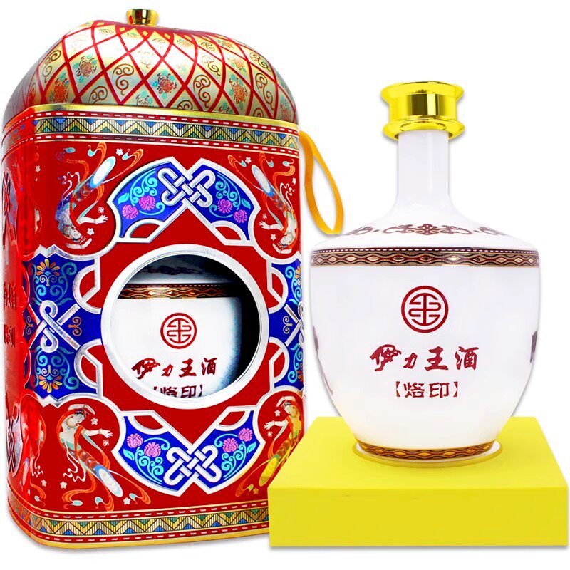 新疆伊犁伊力特55度伊力王酒烙印八音盒500ml*6瓶浓香型礼盒白酒图片
