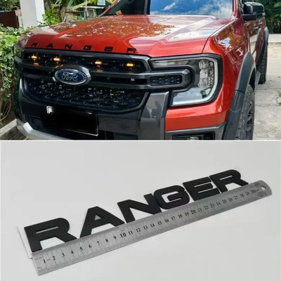 适用224款福特游骑侠机盖字母标Ranger t9引擎盖车贴wildtrak改装