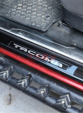 2016-2022 Toyota Tacoma门槛条迎宾脚踏板保护贴升级改装配件
