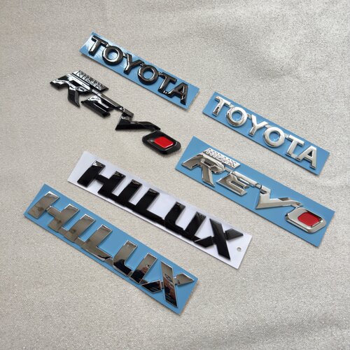 专用丰田海拉克斯Toyota Hilux REVO尾门英文标志车贴 改装饰尾标