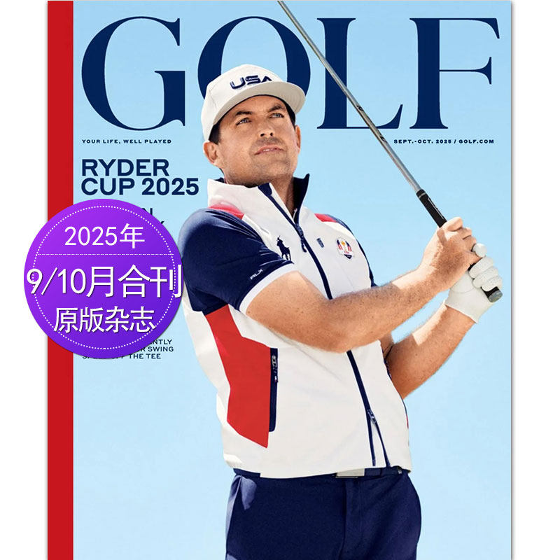 【单期可选】Golf 高尔夫杂志 2025/24/23年月刊  高尔夫技术 美国休闲体育运动国外英语英文杂志