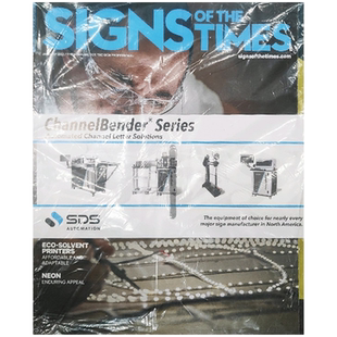 【单期可选】Signs of the 标识杂志 2022/23年月刊美国标识广告设计杂志