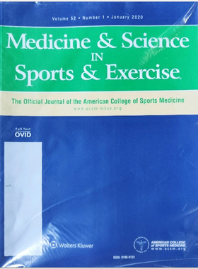 【单期可选】Medicine and Science in Sports and Exercise 运动训练医学和科学研究 2020年1/4月