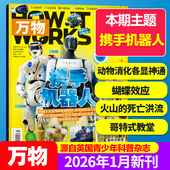 1月新期 works中文版 环球科学青少版 万物杂志2023 2025年月刊How 科普百科简史运转秘密中小学生课外读物书籍