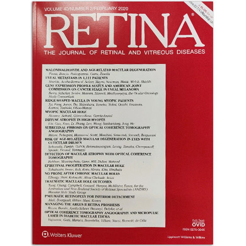 【单期可选】Retina; Journal of Retinal&Vitreous Diseases 视网膜治疗技术研究 2020年2月