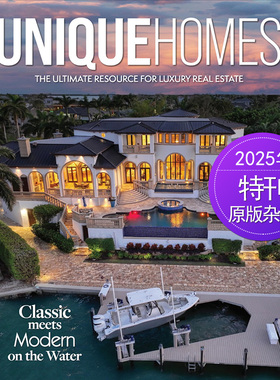 【单期可选】Unique Homes 2025/21年春/冬季刊 美国房地产建筑杂志