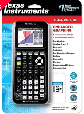 TI 84 Plus CE 彩屏 德州仪器计算器 AP SAT IB