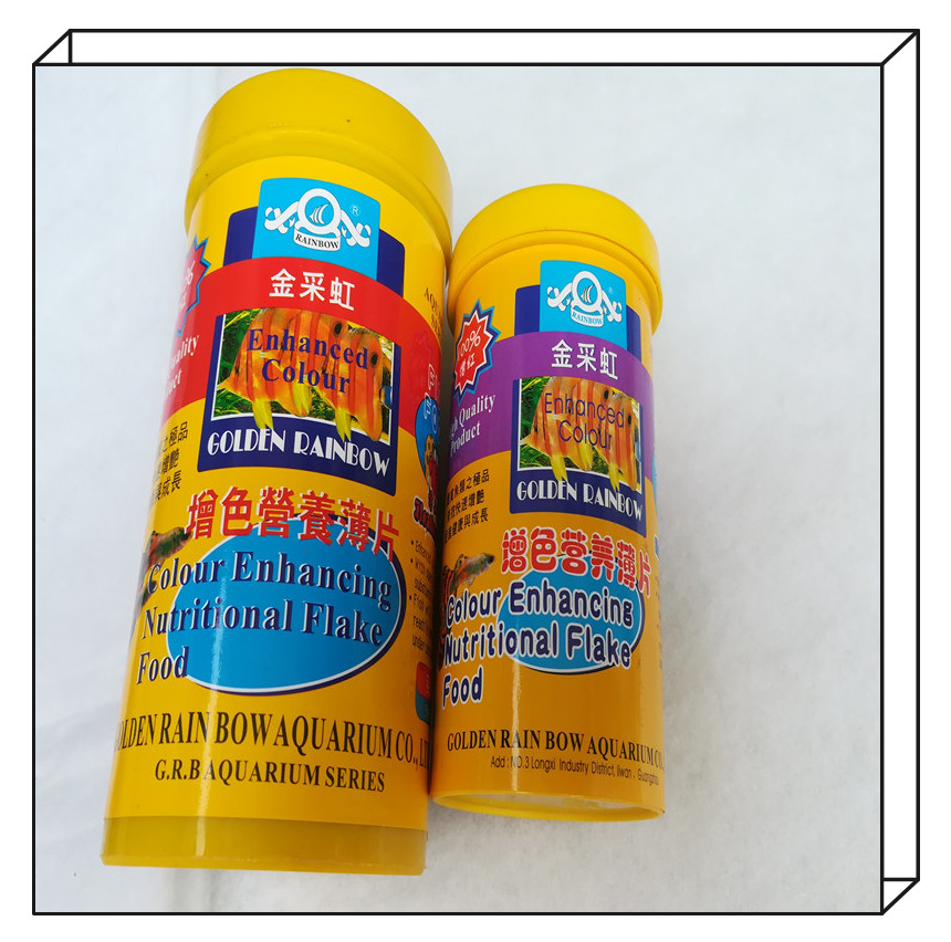 金采虹增色增色营养薄片鱼饲料