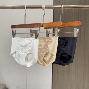 梧桐本色中腰无痕包臀纯棉内档舒适透气中腰平角内裤椿序WK65262