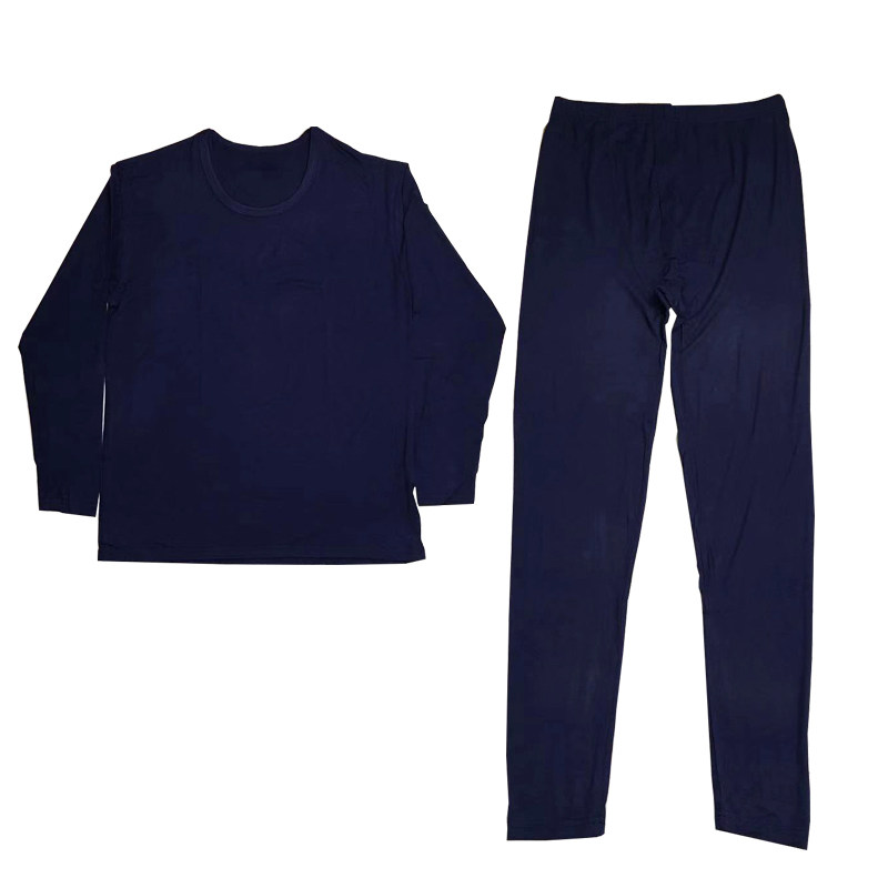 NATAL YEAR PLUS SIZE AUTUMN CLOTHES AND AUTUMN PANTS MENS SUIT PLUS FAT PLUS COTTON SWEATER BASE THERMAL UNDERWEAR FAT GUY FAT MAN WINTER