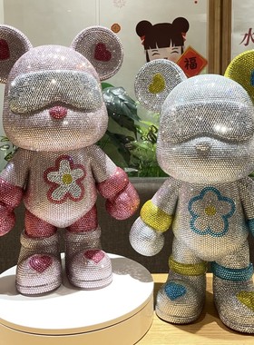 太空摆件粘钻摆件满钻暴力熊星际