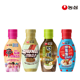 韩国代购农心万能炸酱辣酱韩式奶油芝士微辣酱青阳椒蛋黄酱280g