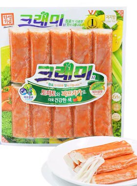 韩国进口韩星蟹肉棒 韩式寿司火锅即食蟹棒蟹柳蟹足棒180g