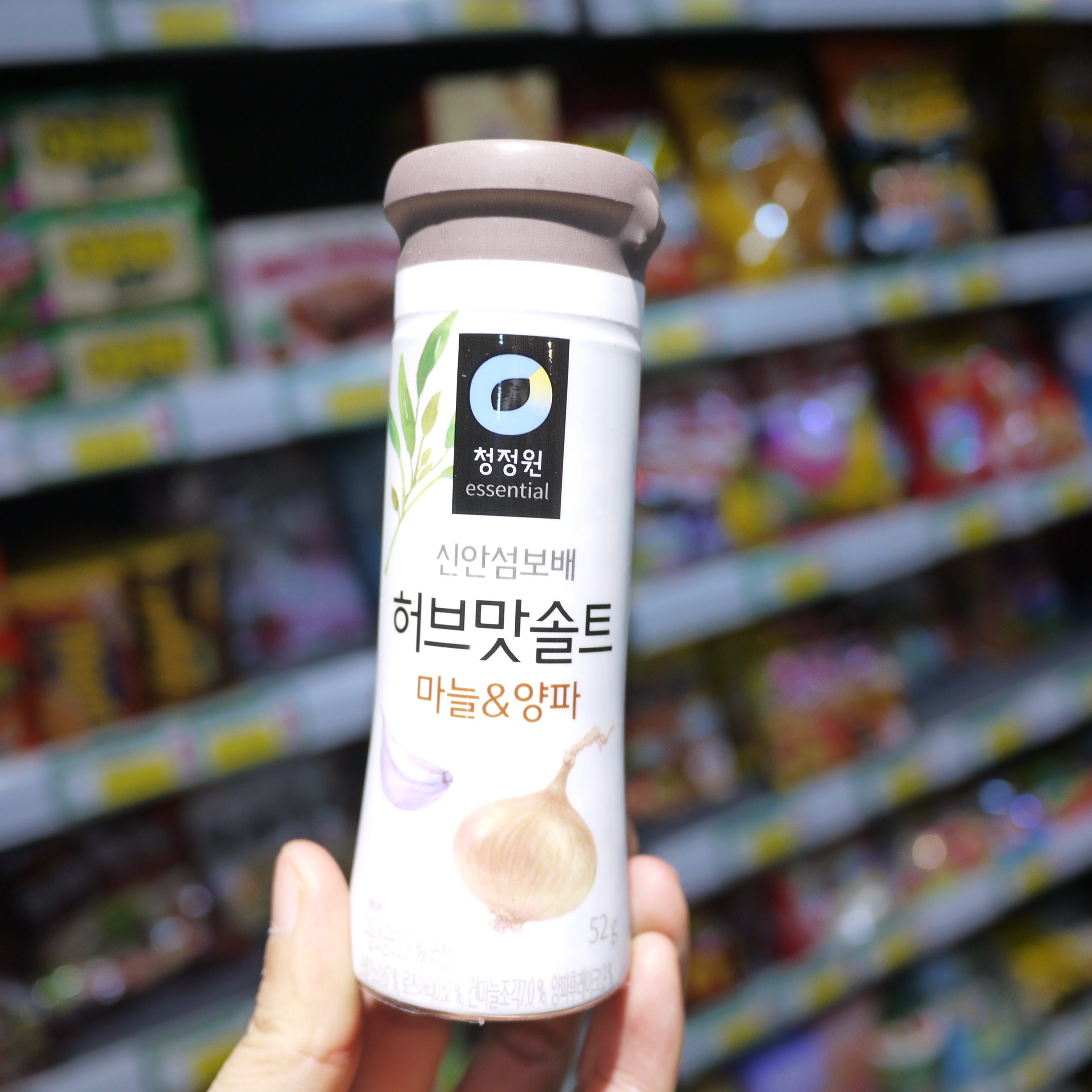 韩国进口清净园调味调料薄荷盐香料韩式烤肉用椒盐洋葱大蒜盐52g