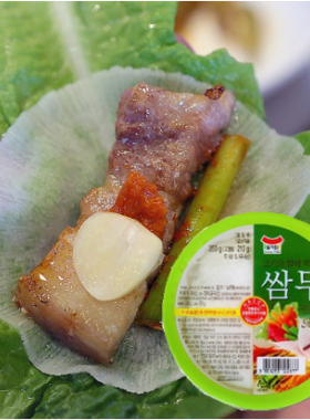 韩国进口泡菜白萝卜片甜脆爽口开胃菜盒装烤肉包饭酸甜圆片萝卜