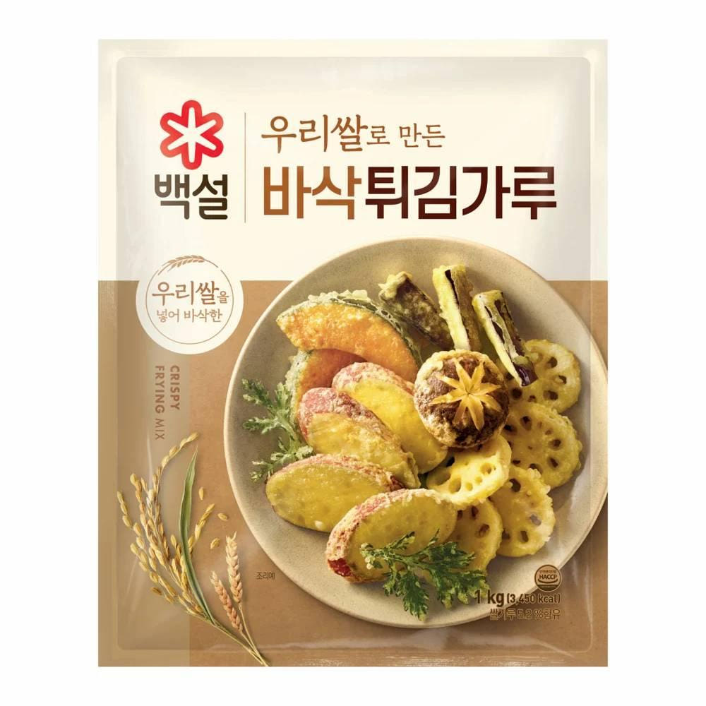 韩国进口希杰白雪大米脆皮炸粉裹粉香酥炸粉油炸混合粉煎炸粉1kg