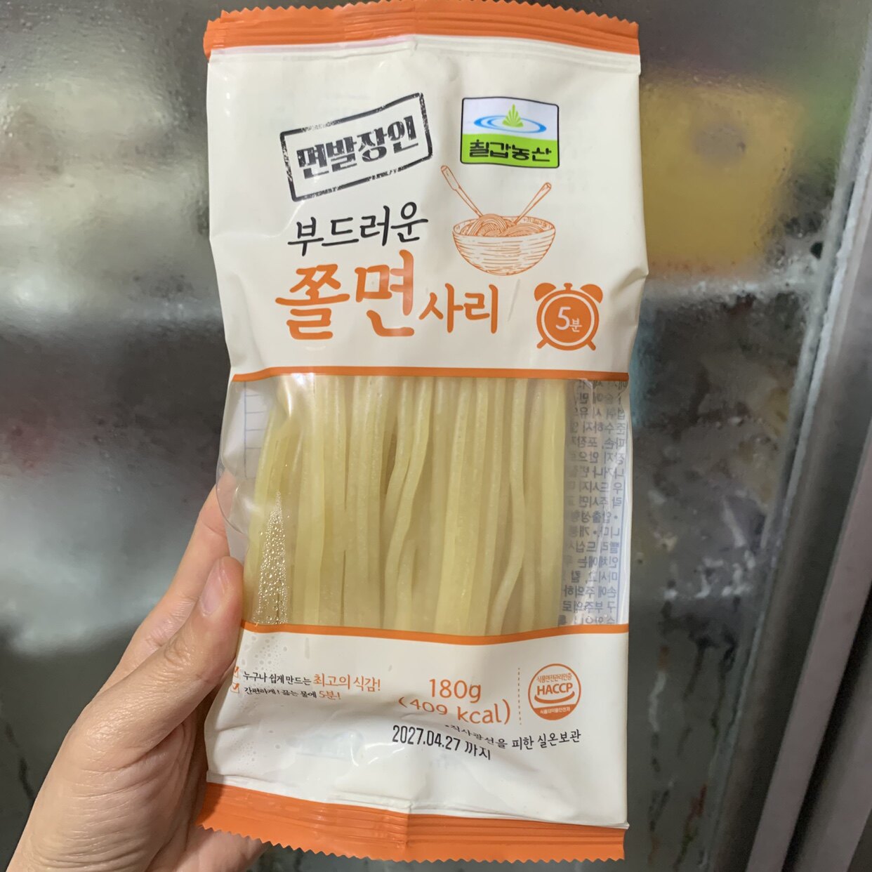 韩国进口海地村劲道筋面180g冷面朝鲜族筋面冷面拌面方便速食
