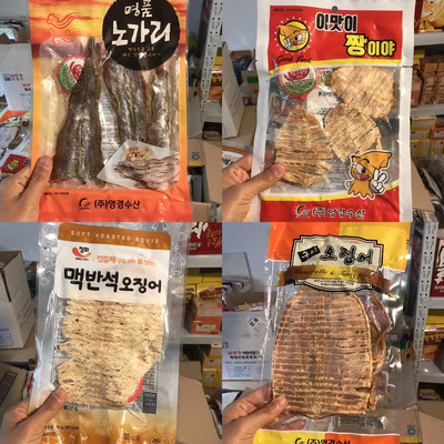 韩国真味烤鱿鱼即食零食