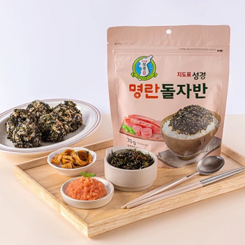 韩国进口明太鱼籽拌饭紫菜碎70g/袋口感又香又脆营养丰富全家可吃