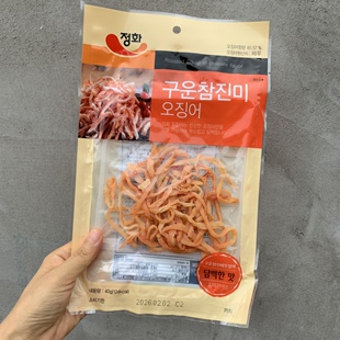 韩国零食 真味烤鱿鱼丝 干货夜宵下酒菜海味即食鱼零食40g袋装