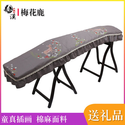 古筝罩梅花鹿棉麻布艺防滑套琴