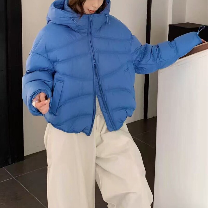 5939连帽韩系云朵泡芙羽绒服冬季时尚新款女装95白鹅绒保暖外套