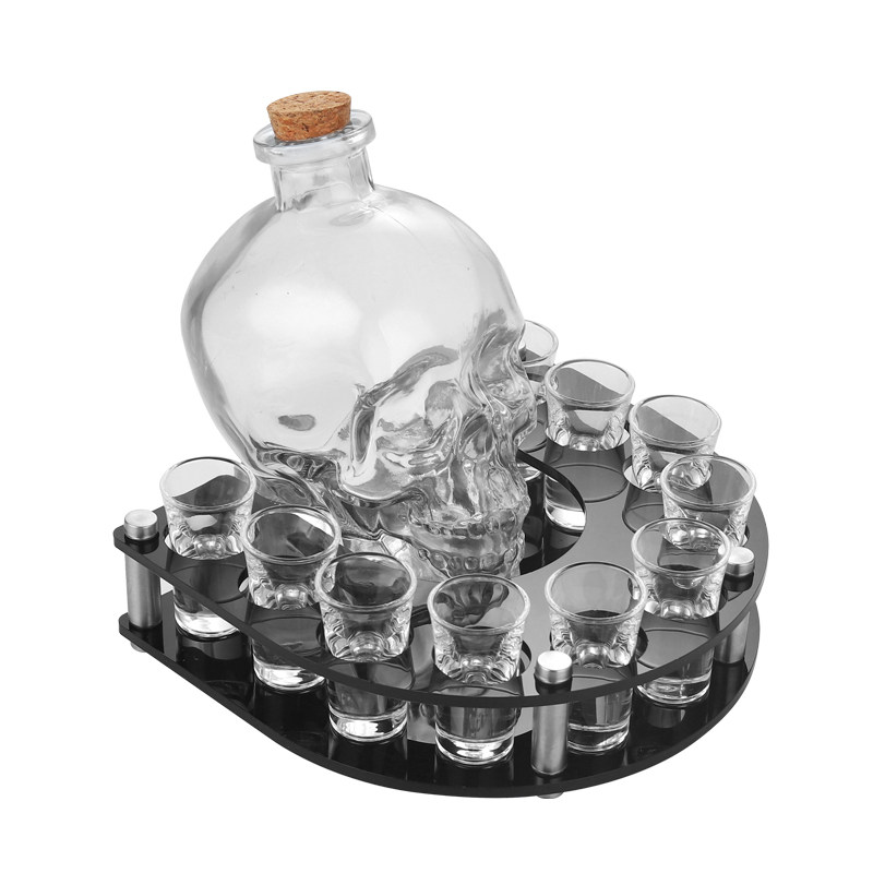 洋酒杯15ml骷髅头酒瓶子弹杯SHOT杯万圣节酒具搞怪创意酒馆酒具