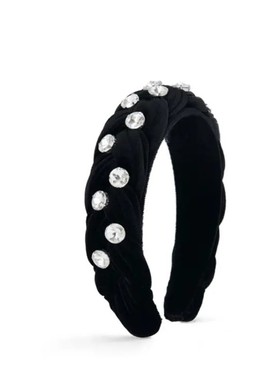 左岸潇同款发箍高端重工满钻麻花辫发箍高颅顶百搭头箍张兰发饰女