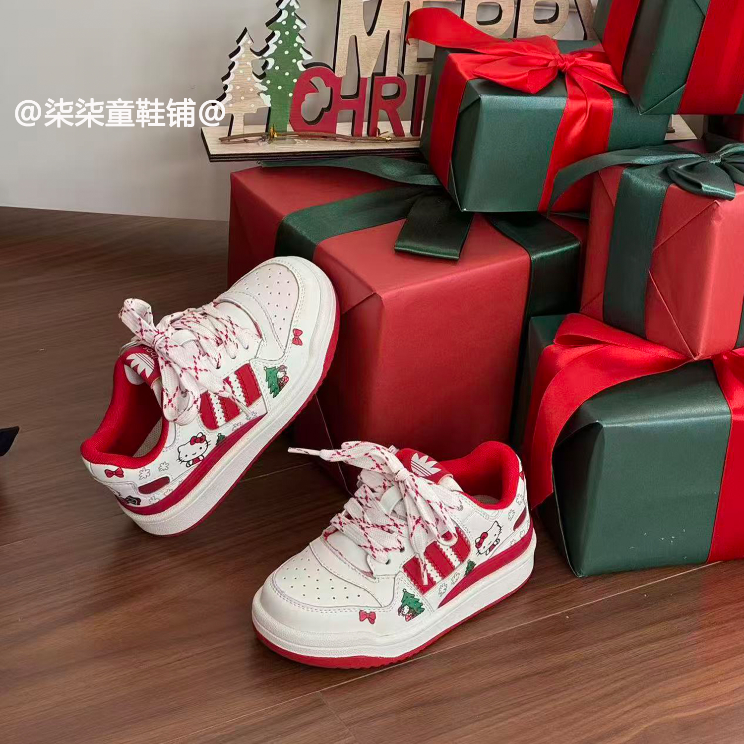 2025秋冬季儿童加绒运动鞋女童卡通可爱猫咪二棉鞋子男童保暖板鞋