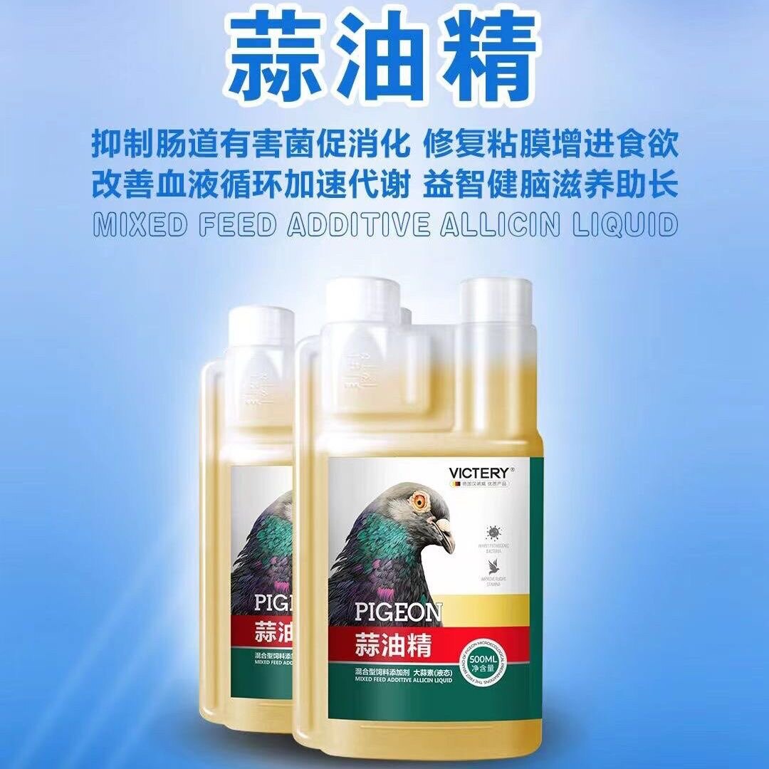 汉诺威鸽药 鸽用蒜油精赛鸽信鸽用品药品肠道调理大蒜精油鸟鸽药