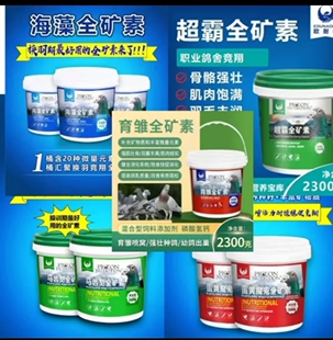 欧耐德鸽药超霸全矿素赛信鸽羽骨鸽粮调理营养全矿素保健砂海藻