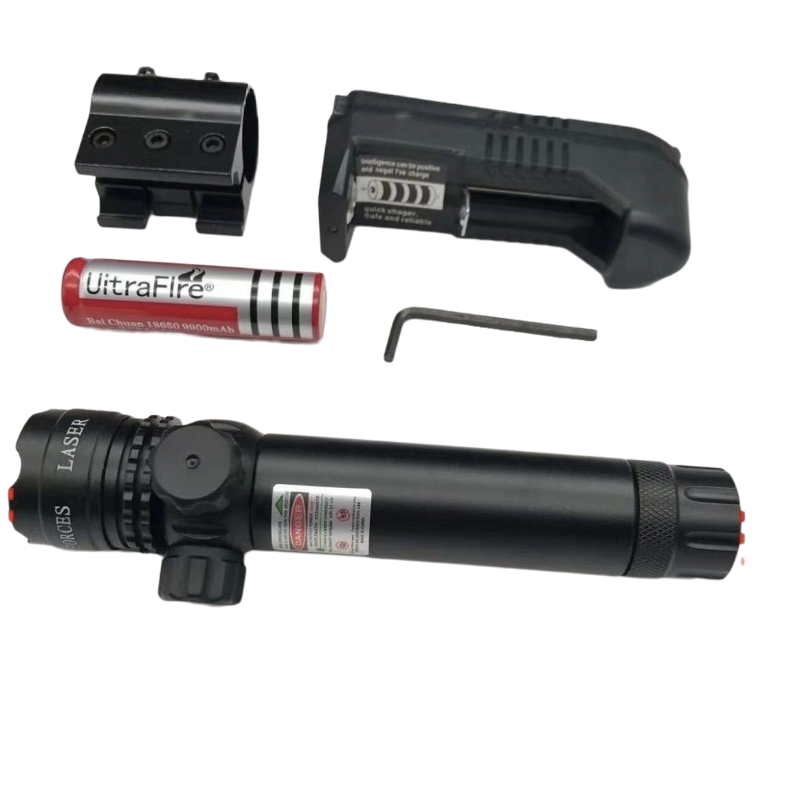 绿激光瞄准器配件远程可调节抗震通用带20mm夹具充电器弹弓配件