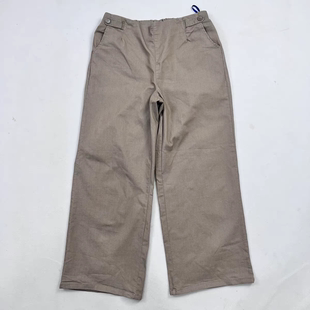 日单女质感简约大气潮款 宽松百塔舒适疼弹性好 直筒休闲裤