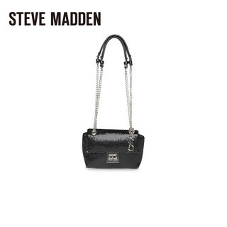 Steve Madden/思美登新款镜光亮面方型斜挎包女BEUROPA