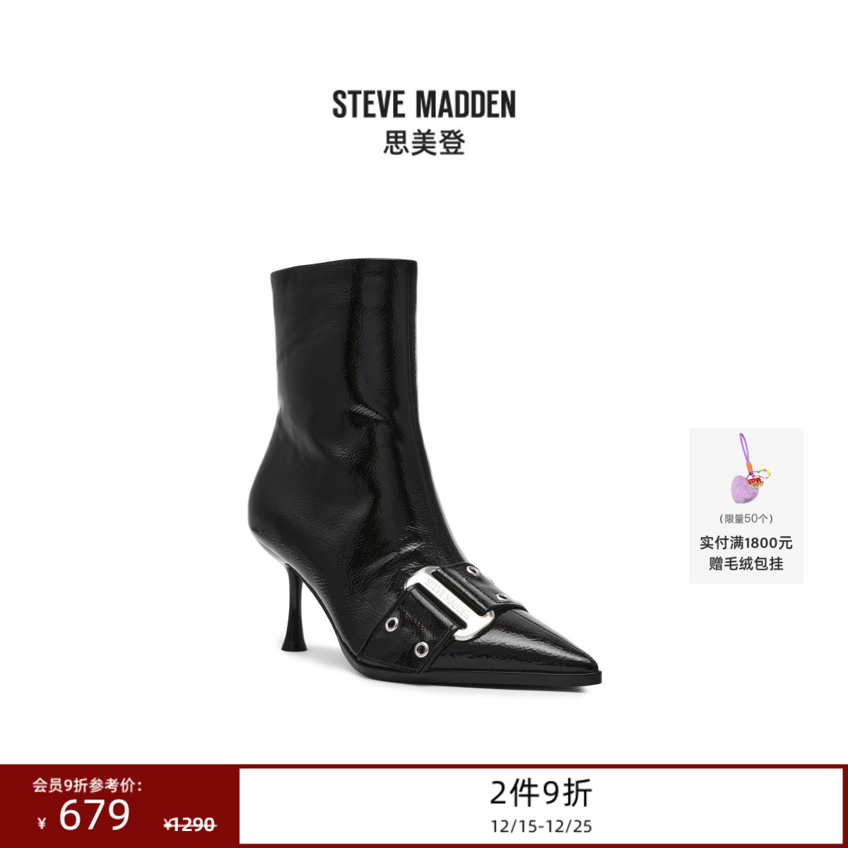 小猫跟潮流搭扣优雅时尚法式风