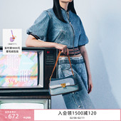 Steve Madden思美登BKES N牛仔绗缝单肩腋下包女包