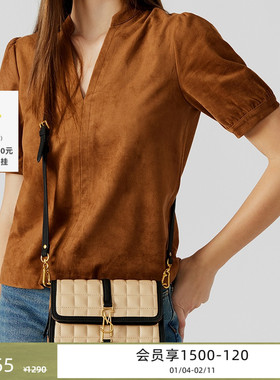 Steve Madden思美登BRYA-N26早春焕新女包通勤斜挎包搭扣风琴包