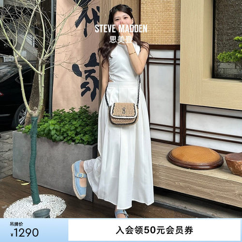 经典渔夫鞋拼接牛仔面拉菲草
