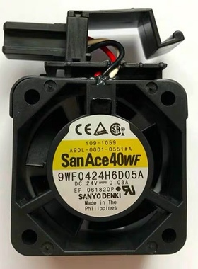 SanAce40WF A90L-0001-0551/0507#A 9WF0424H6D05A 24V发那科风扇
