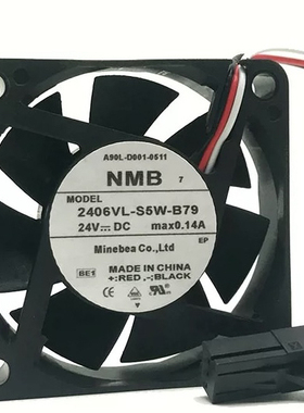 2406VL-S5W-B79 A90L-0001-0511/0423#50 24V 0.14A FANUC风扇