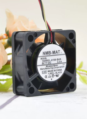 NMB-MAT 1606KL-01W-B49 5V 0.21A 三线 4厘米 4015 散热风扇