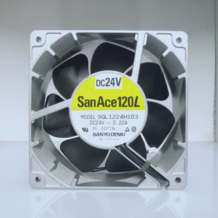 全新原装三洋 9GL1224H103 24V 0.22A 12038 变频器 铝框散热风扇