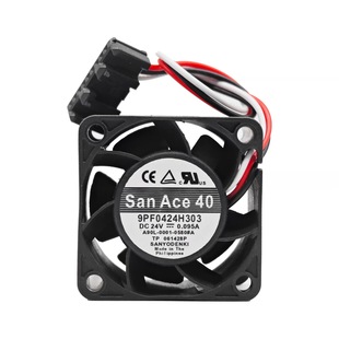 三洋 24V A90L 4028 0580 9PF0424H303 4CM发那科散热风扇 0001