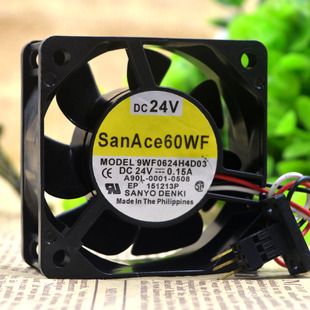 原装山洋风扇SanAce60WF 9WF0624H4D03 6025 24V 发那科系统专用