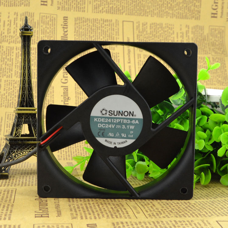 SUNON建准 12025 24V 3.1W 12CM 变频器散热风扇 KDE2412PTB3-6A