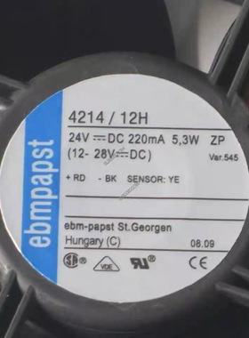 MULTIFAN 4214/12H 原装德国 24V 5.3W 120*38 三线轴流风扇