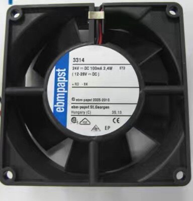 3314全新原装德国ebmpapst风机 9232 9CM 24V 2.4W变频器散热风扇