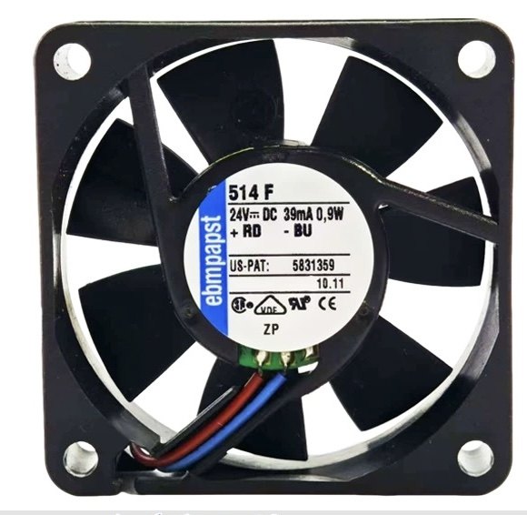 德国ebmpapst 514F 514F/2 24V 0.9W 5015 5cm变频器散热风扇