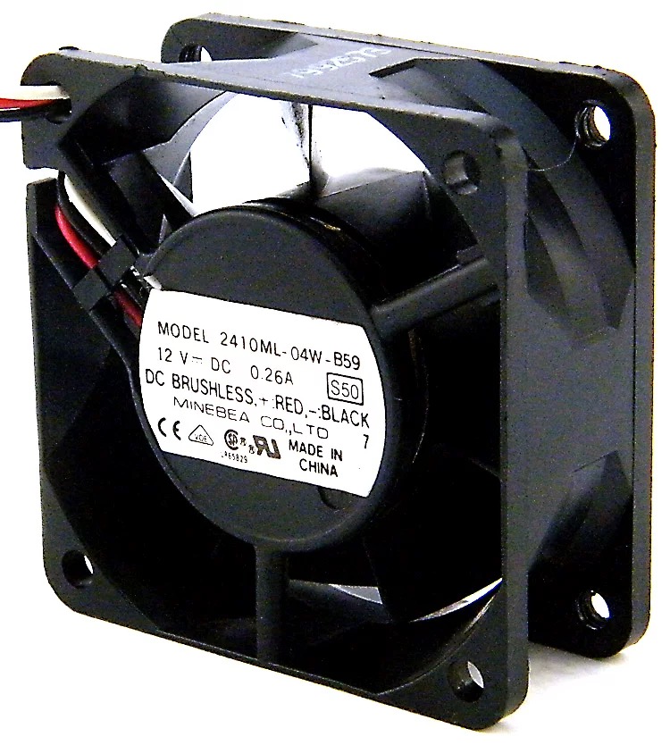 原装NMB 2410ML-04W-B59 6025 6CM 12V 0.26A 三线测速双滚珠风扇